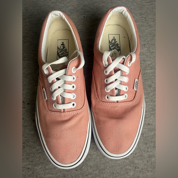 Vans Era Low-Top Skate Shoes Women's Sz 9.5/Men's Sz 8 Rose Dawn/True White - Picture 4 of 10